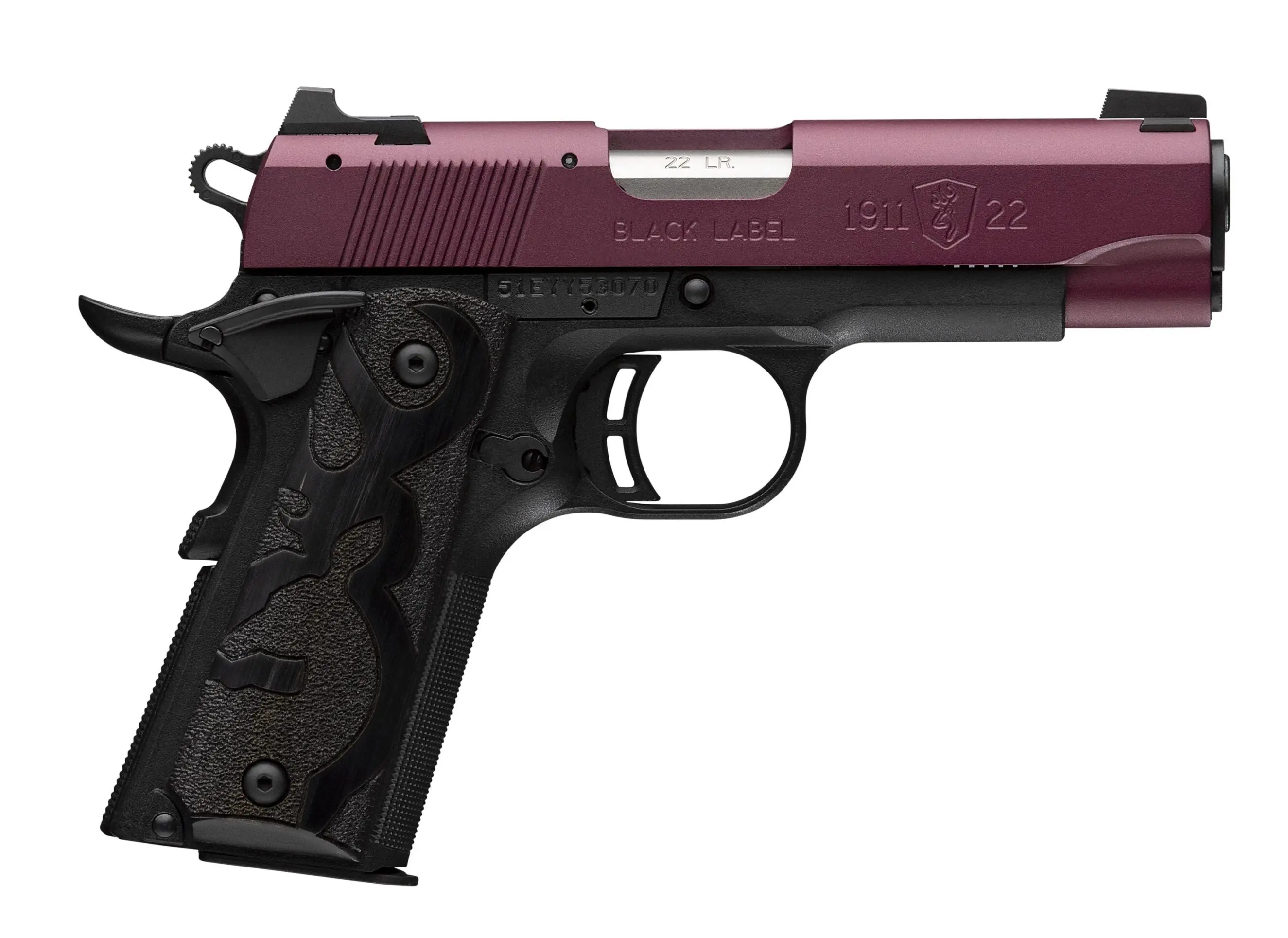 BROWNING 1911-22 BK LBL 22LR 3.6" CHRY#