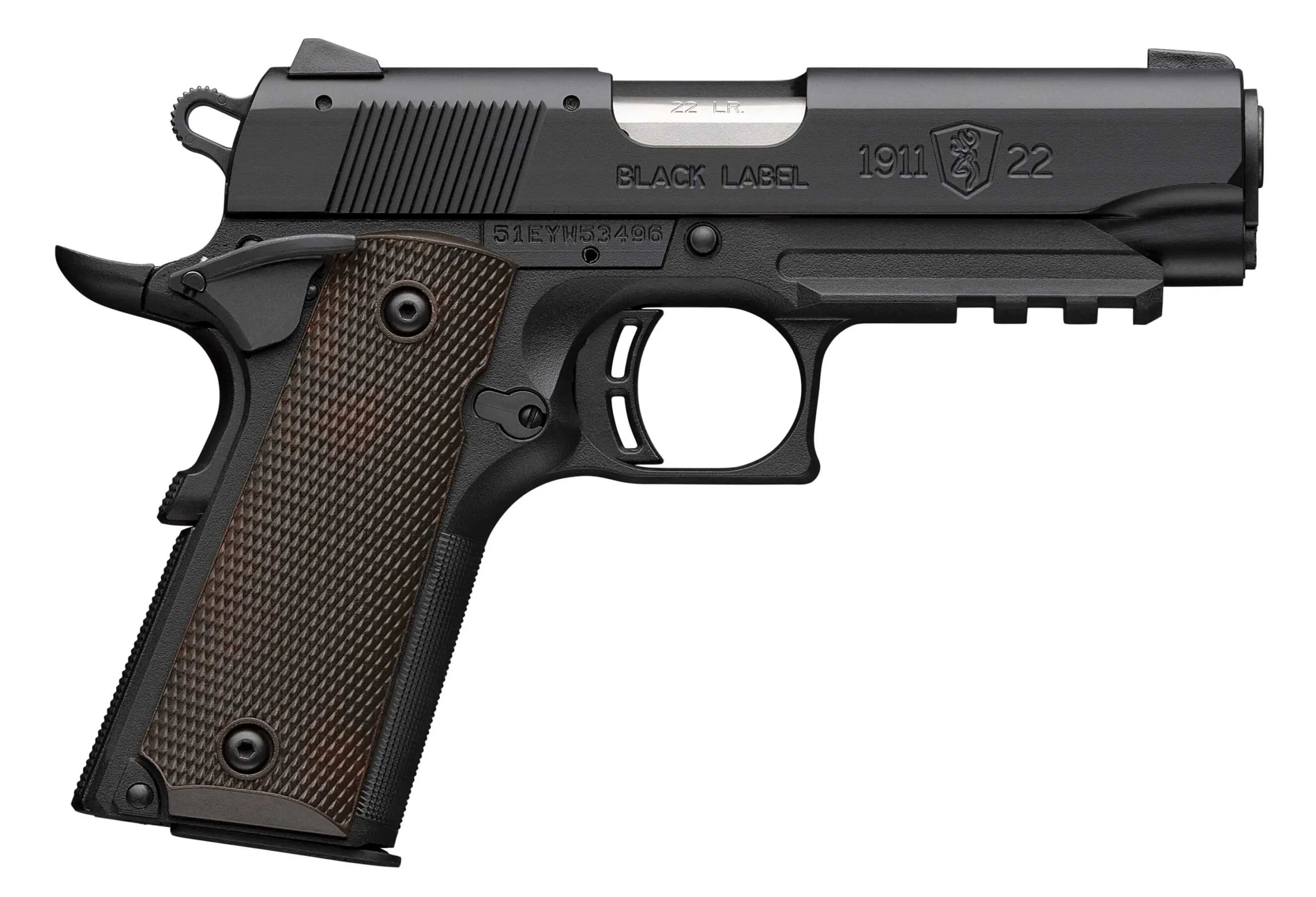 BROWNING 1911-22 BLK LBL 22LR 3.7" #