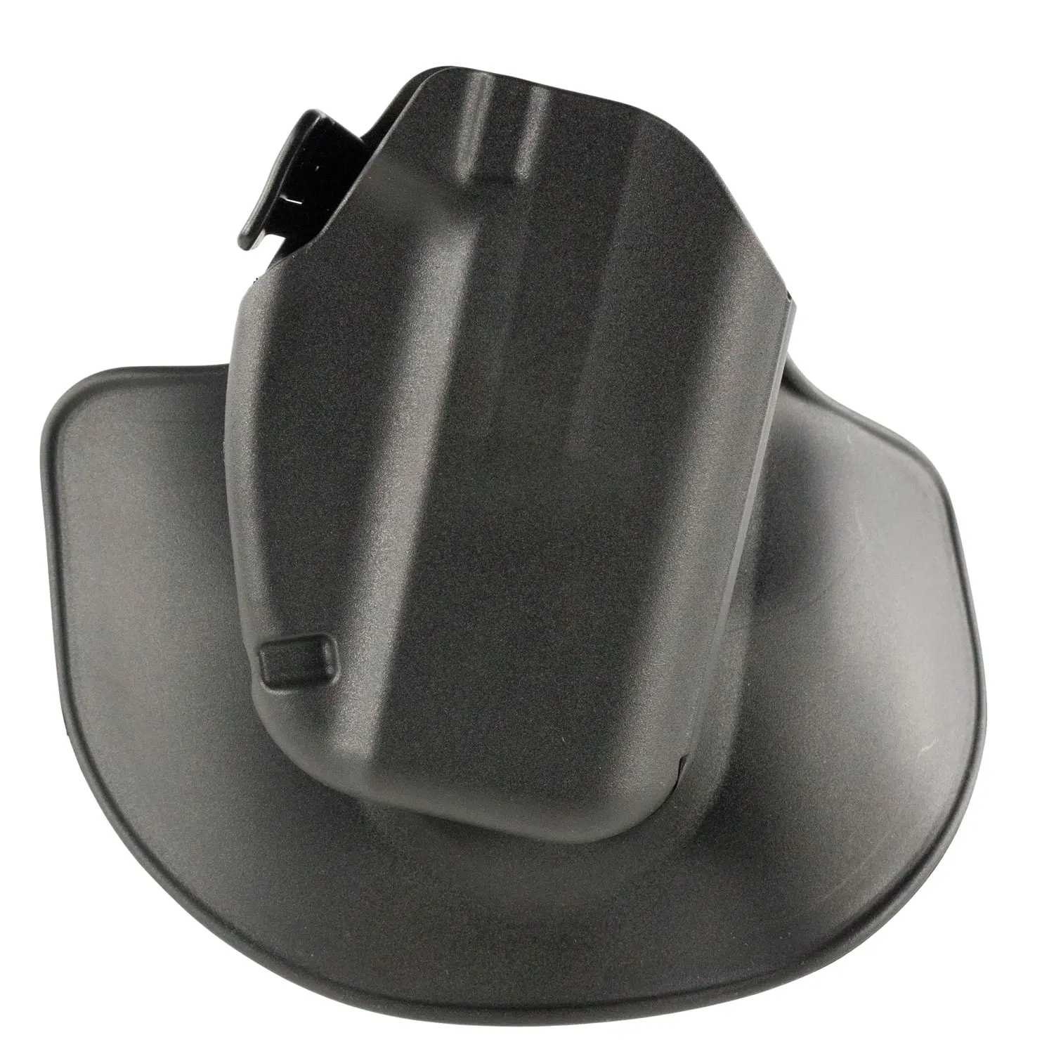 Black gun holster with magazine pouch for concealed carry.