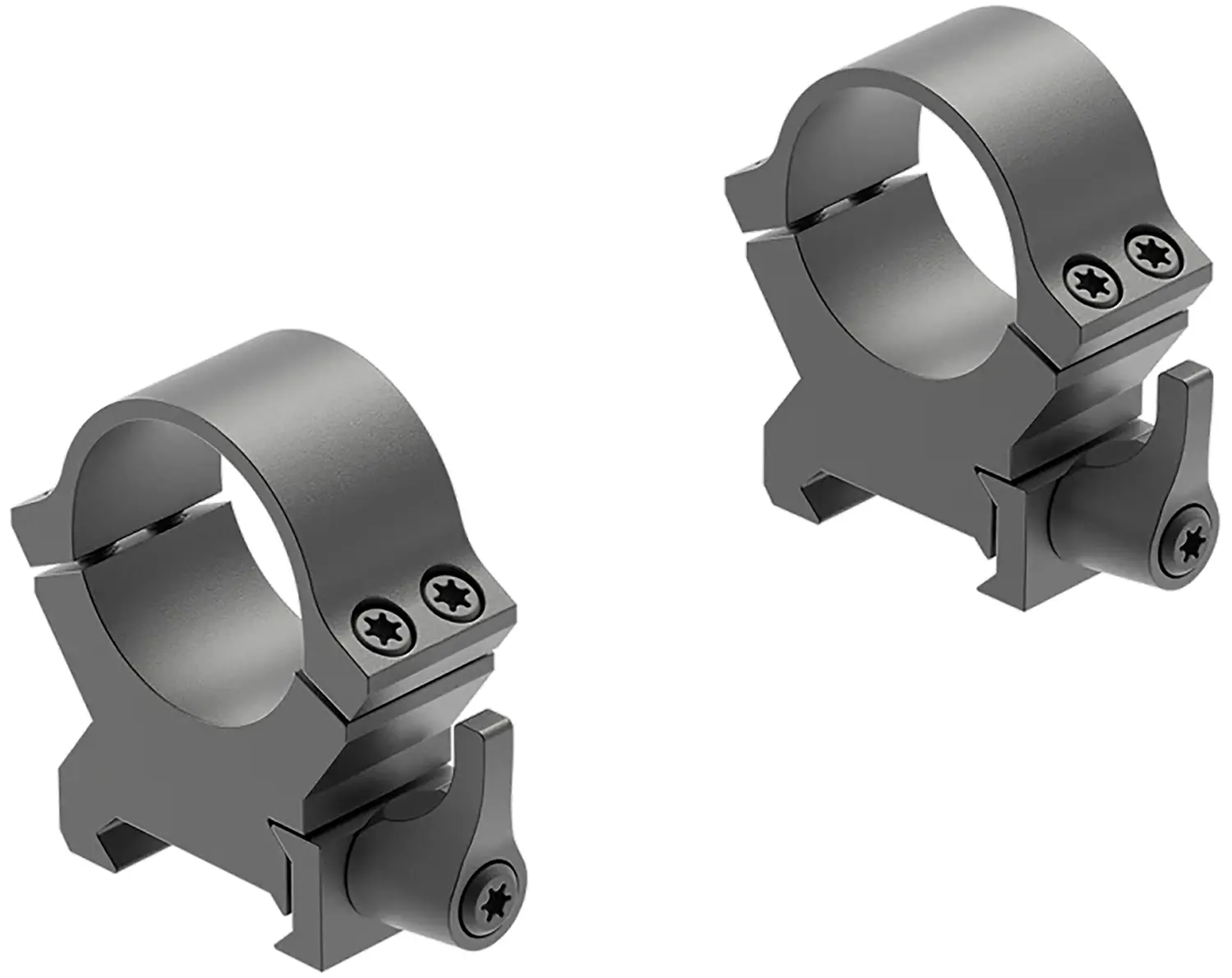 Leupold 174071 QRW2 Cross-Slot Matte Black 1" High