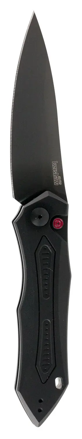 Kershaw 7800BLK Launch 6 3.75" Folding Drop Point Plain Black DLC CPM 154 SS Blade Black Anodized Aluminum Handle Includes Pocket Clip
