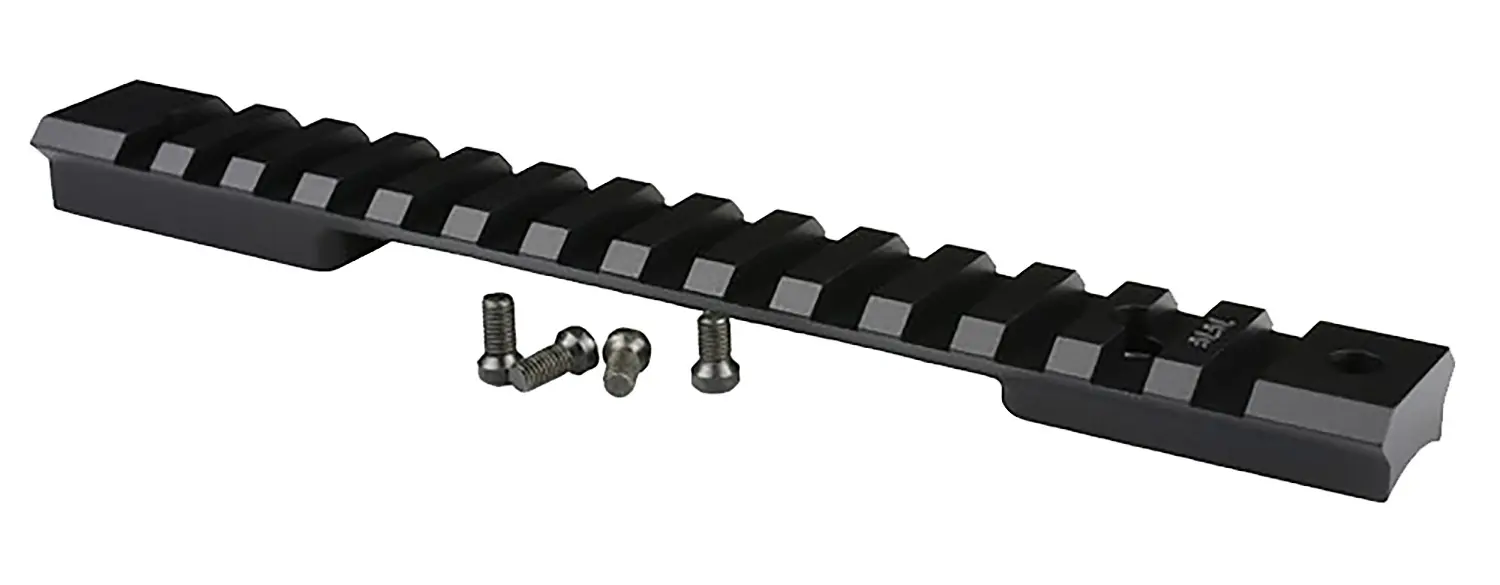 Warne 7651M Mountain Tech Tactical Rail Black Anodized Aluminum Howa 1500/1700 Long Action, 0 MOA