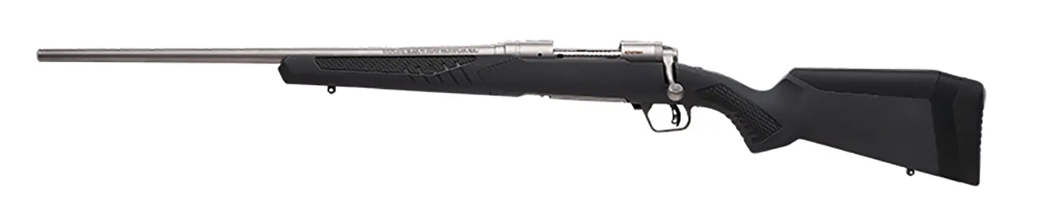 Savage Arms 57170 110 Storm Full Size 6.5 Creedmoor 4+1 22" Matte Button-Rifled Barrel, Matte Drilled & Tapped Stainless Steel Receiver, Adj AccuStock Matte Gray Synthetic Stock, Left Hand