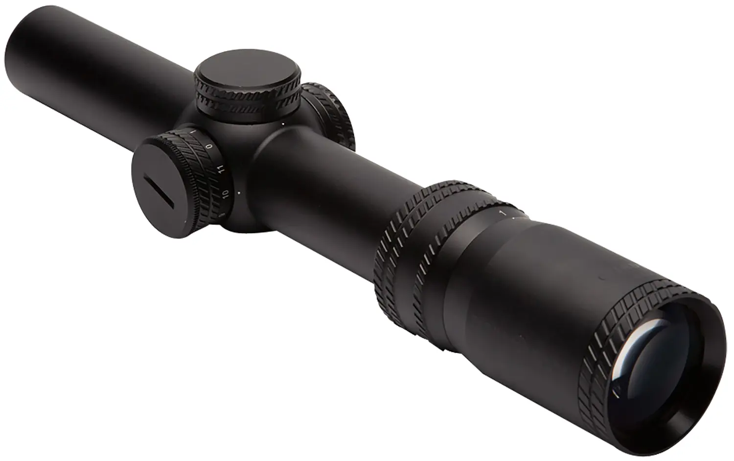 Sightmark SM13038CR1 Citadel Matte Black 1-6x 24mm 30mm Tube Illuminated Red CR1 Reticle