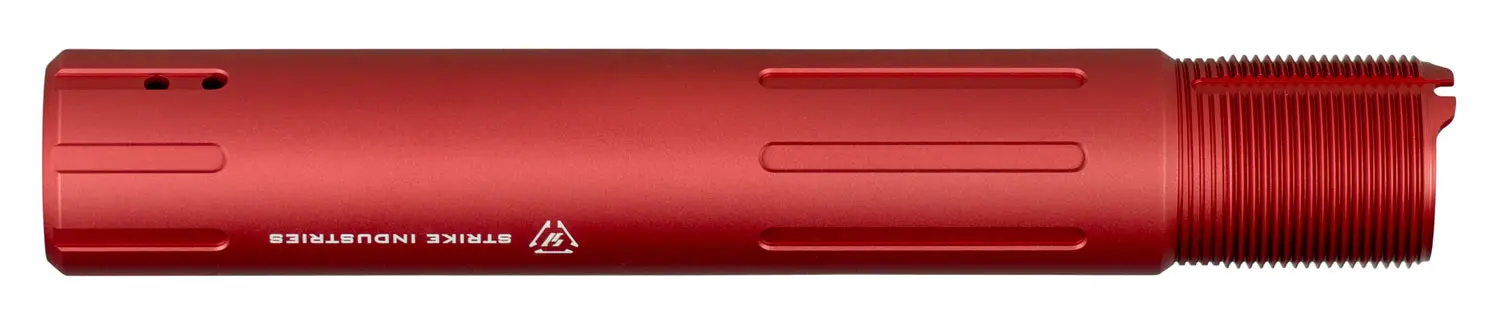 Strike ARCARPRESLICKRED Receiver Extension Tube AR Pistol Platform Red Anodized Aluminum AR Carbine
