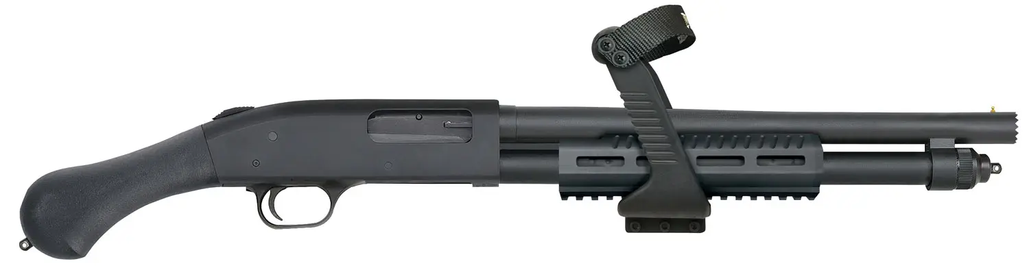 Mossberg 50647 590 Shockwave Shock 'N' Saw 12 Gauge 3" 14.38" 5+1 Blued Black Fixed Raptor Birdshead Grip