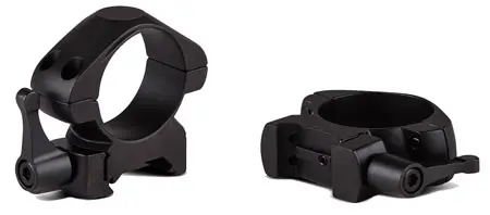 Konus 7410 Steel Rings Matte Black 30mm Quick Release Medium 0 MOA