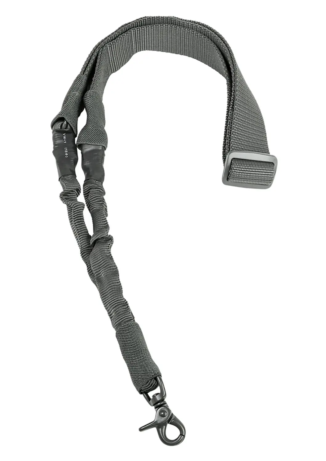 NcStar AARS1PU Single Point Sling Urban Gray Nylon 44"-60" OAL Adjustable Bungee Rifle
