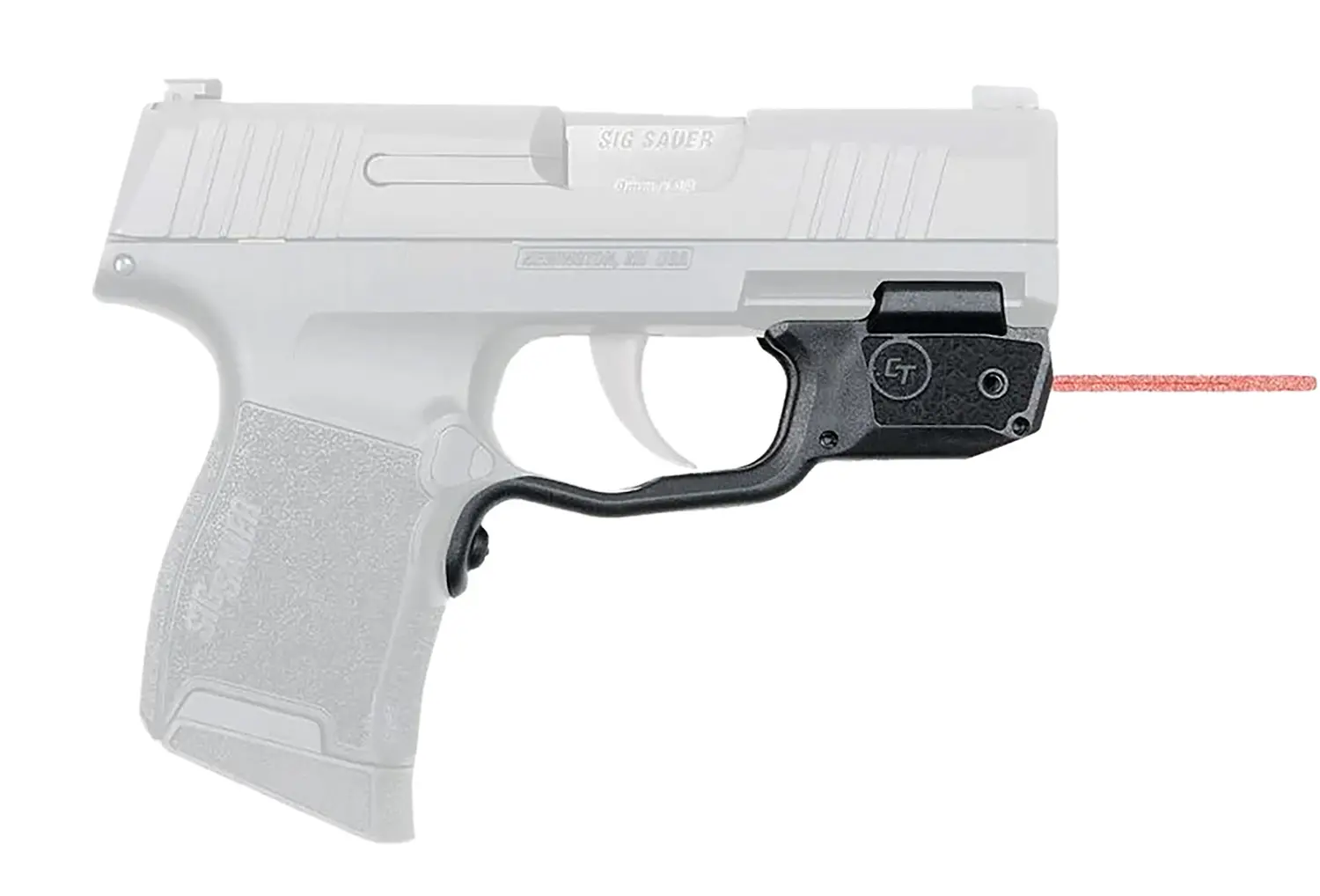 Crimson Trace 0181501 Laserguard Fits Sig P365/P365XL/P365SAS, Red Laser Black Polymer Trigger Guard Mount