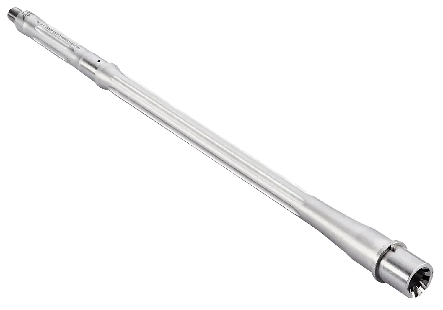 Wilson Combat TR556RCRG18FT8 Match Grade Barrel 5.56x45mm NATO 18" Stainless Bead Blasted Finish 416R Stainless Steel Material Rifle Length with Recon Tactical Profile, Fluting & 1:8" Twist for AR-15