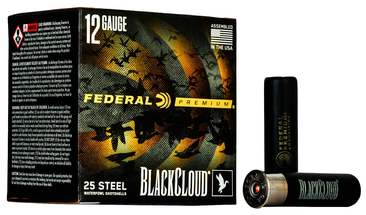 Federal PWBX134BBB Black Cloud FS 12Gauge 3.50" 1 1/2oz BBBShot 25 Per Box/10 Case