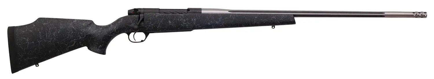 Weatherby MAM01N303WR8B Mark V Accumark 30-378 Wthby Mag 2+1 26" Barrel, Graphite Black Cerakote Finish, Gray Webbed Black Fixed Monte Carlo Stock