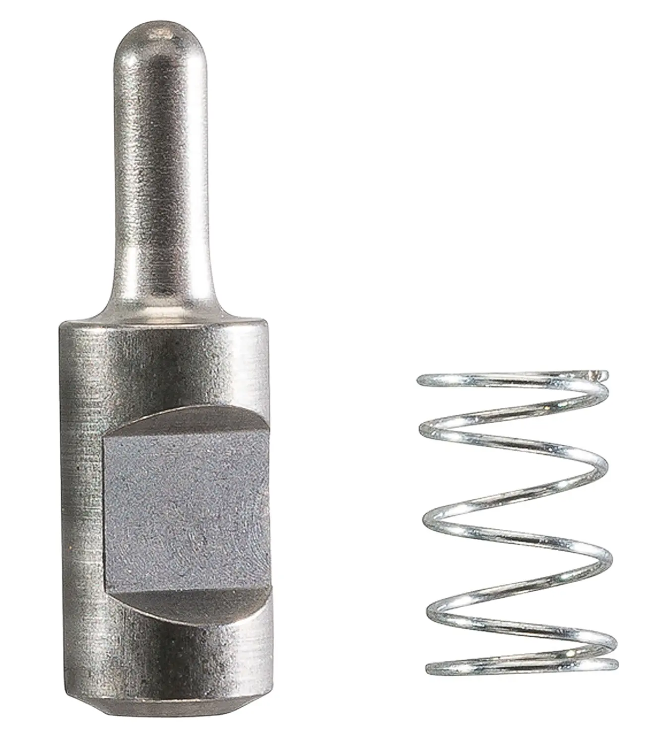 Close-up of firearm part and spring for gunsmithing services.