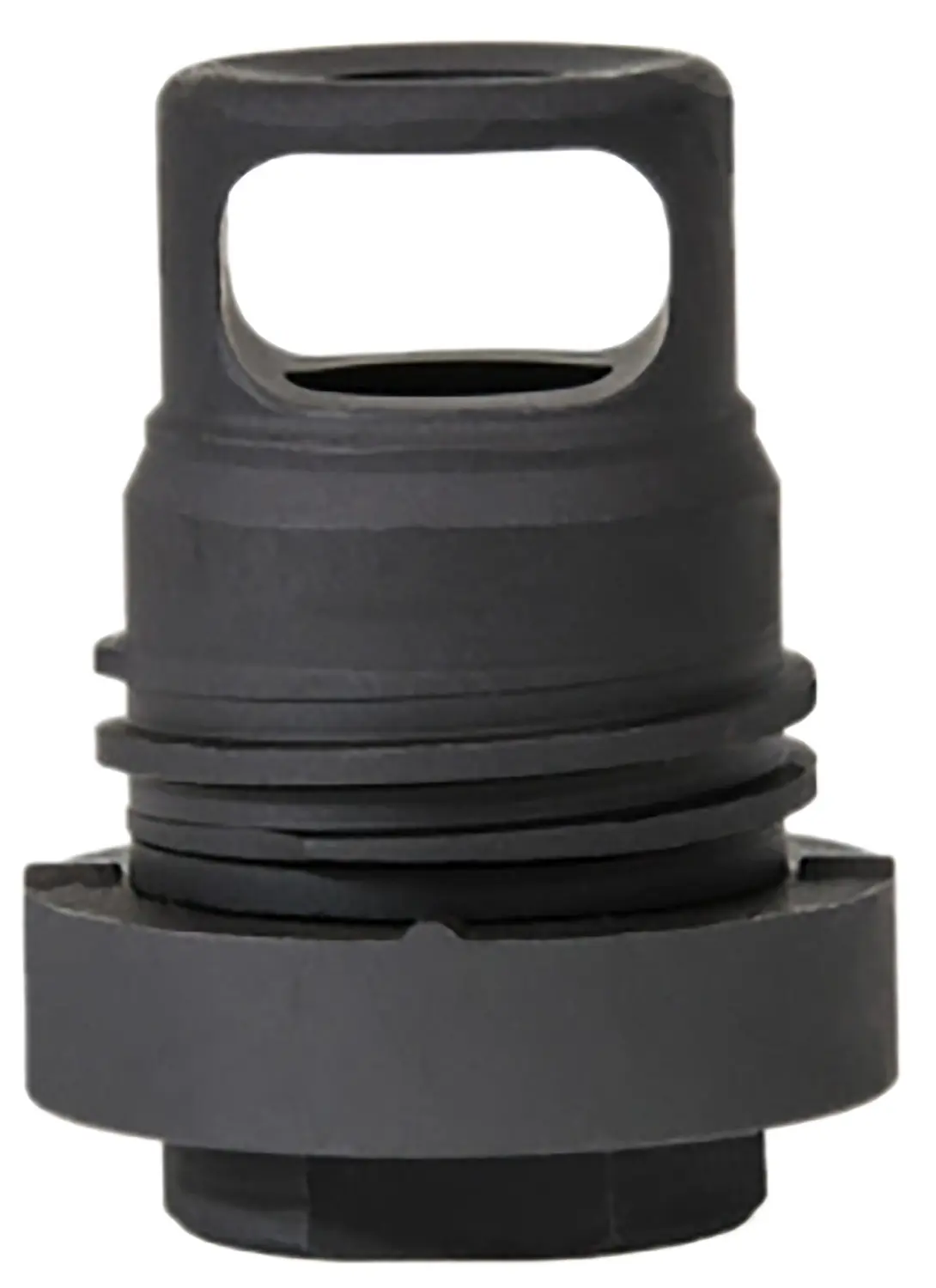 Yankee Hill 3102-1MB-28A Mini Phantom Q.D. Muzzle Brake Black Melonite Steel with 1/2"-28 tpi Threads & 1.60" OAL for 5.56x45mm NATO AR-Platform