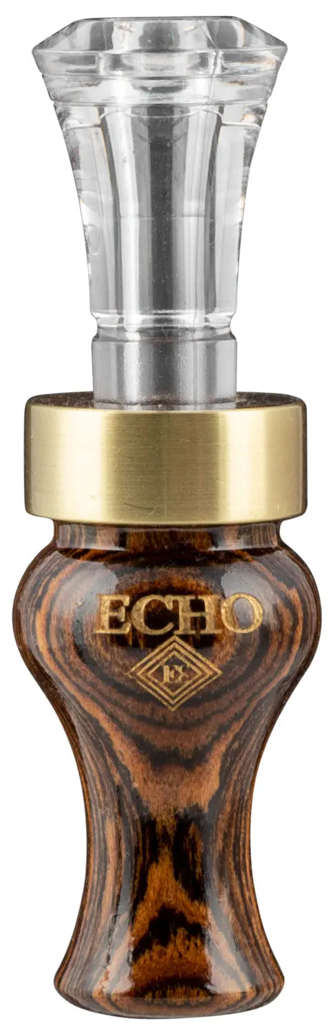 Echo Calls 90016 Timber Double Reed Mallard Sounds Attracts Ducks Brown Bocote Timber