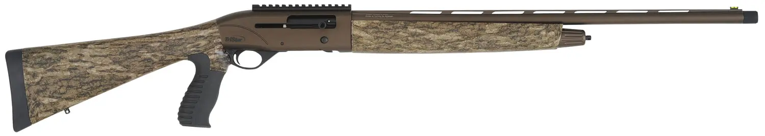 TriStar 24152 Viper G2 Turkey 20 Gauge 3" 5+1 24" Barrel, Bronze Cerakote Receiver, Mossy Oak Bottomland Fixed Pistol Grip Stock, Includes 4 MobilChoke