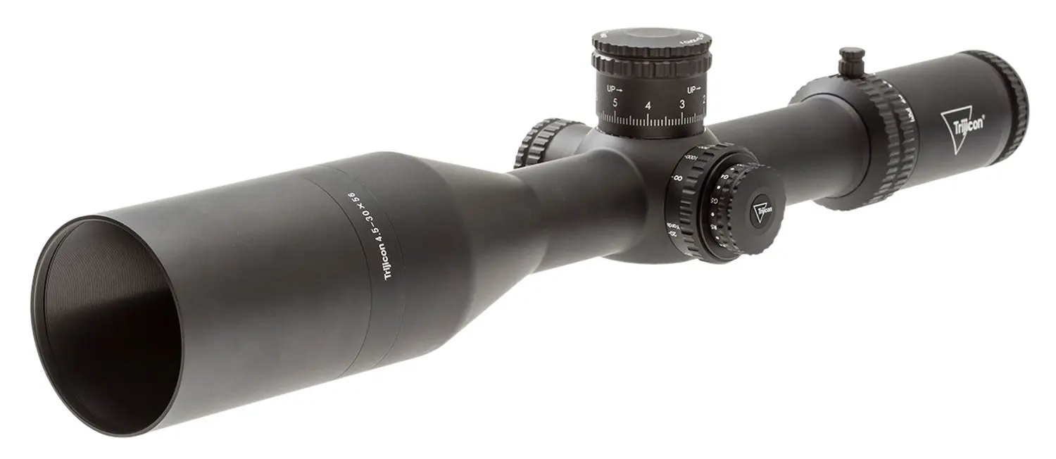 Trijicon 3000013 Tenmile Matte Black 4.5-30x56mm 34mm Tube LED Illuminated Red/Green MRAD Precision Tree Reticle