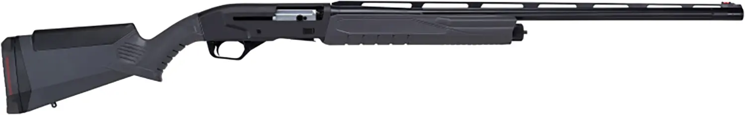 Savage Arms 57603 Renegauge Field Full Size 12 Gauge Semi-Auto 3" 4+1 26" Black Melonite Fluted Vent Rib Barrel, Matte Black Aluminum Receiver, Adjustable Matte Gray Synthetic Stock, Right Hand