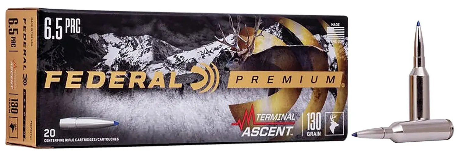 Federal P65PRCTA1 Premium Terminal Ascent 6.5PRC 130gr 20 Per Box/10 Case