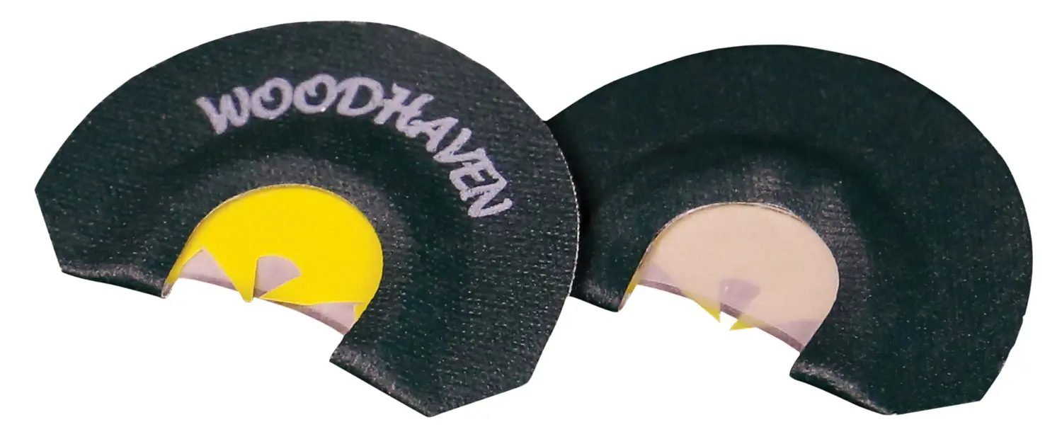 Woodhaven WH320 Talon Diaphragm Call Triple Reed Turkey Hen Sounds Attracts Turkeys Black