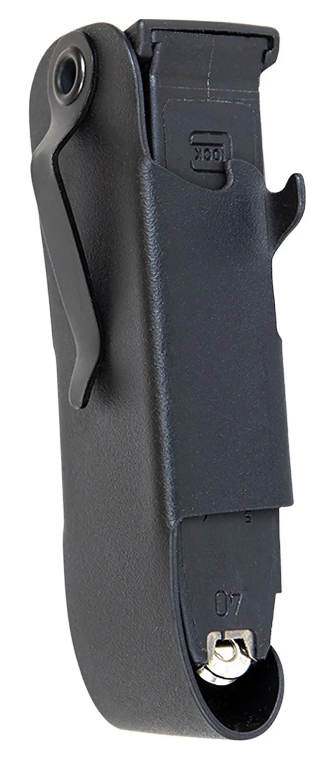 1791 Gunleather TACSNAG106R Snagmag Single Black Leather Belt Clip Compatible w/Glock 19/23/32 Right Hand