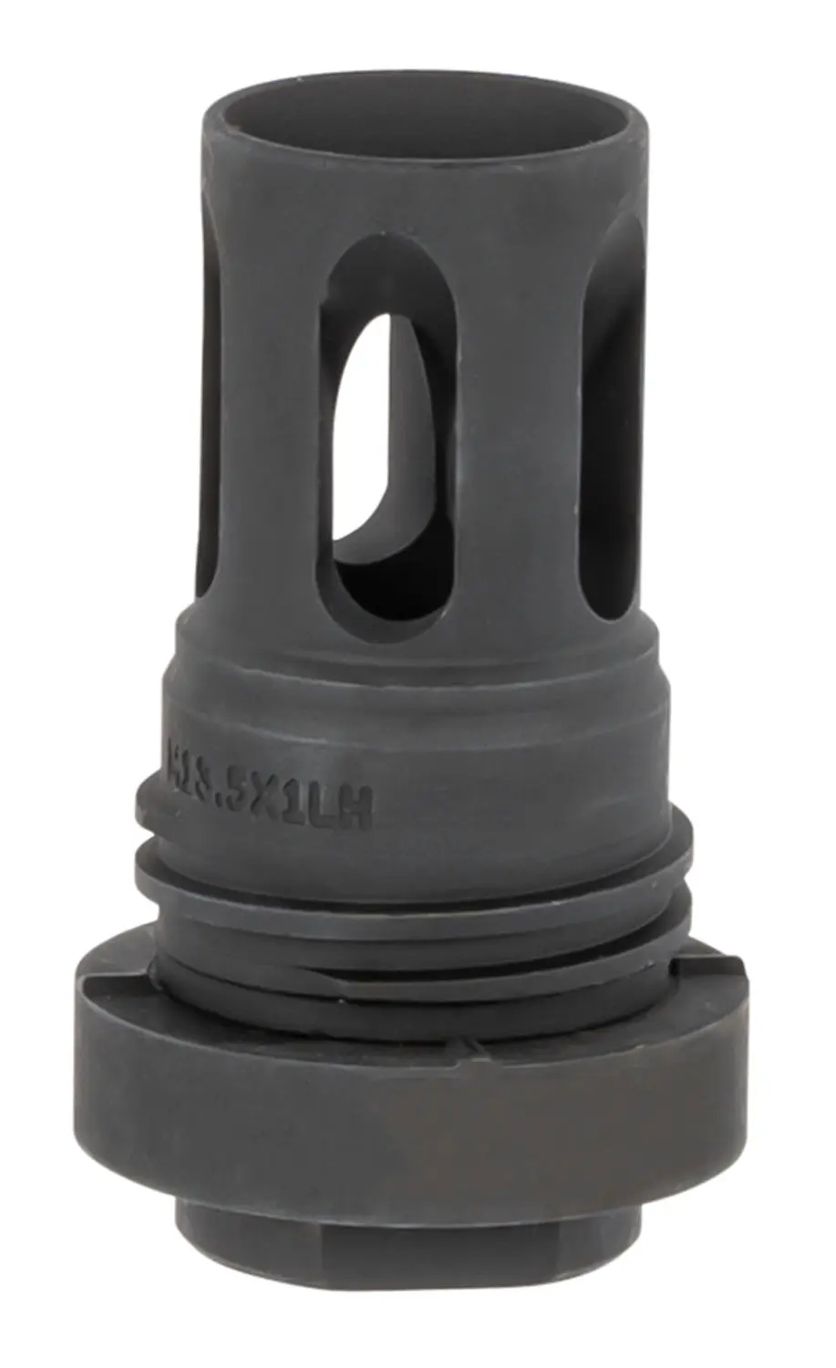 Yankee Hill 4315M13LA Mini QD Flash Hider Black Phosphate M13.5x 1 LH Threads 2.13" OAL for 5.56x45mm NATO AR-Platform
