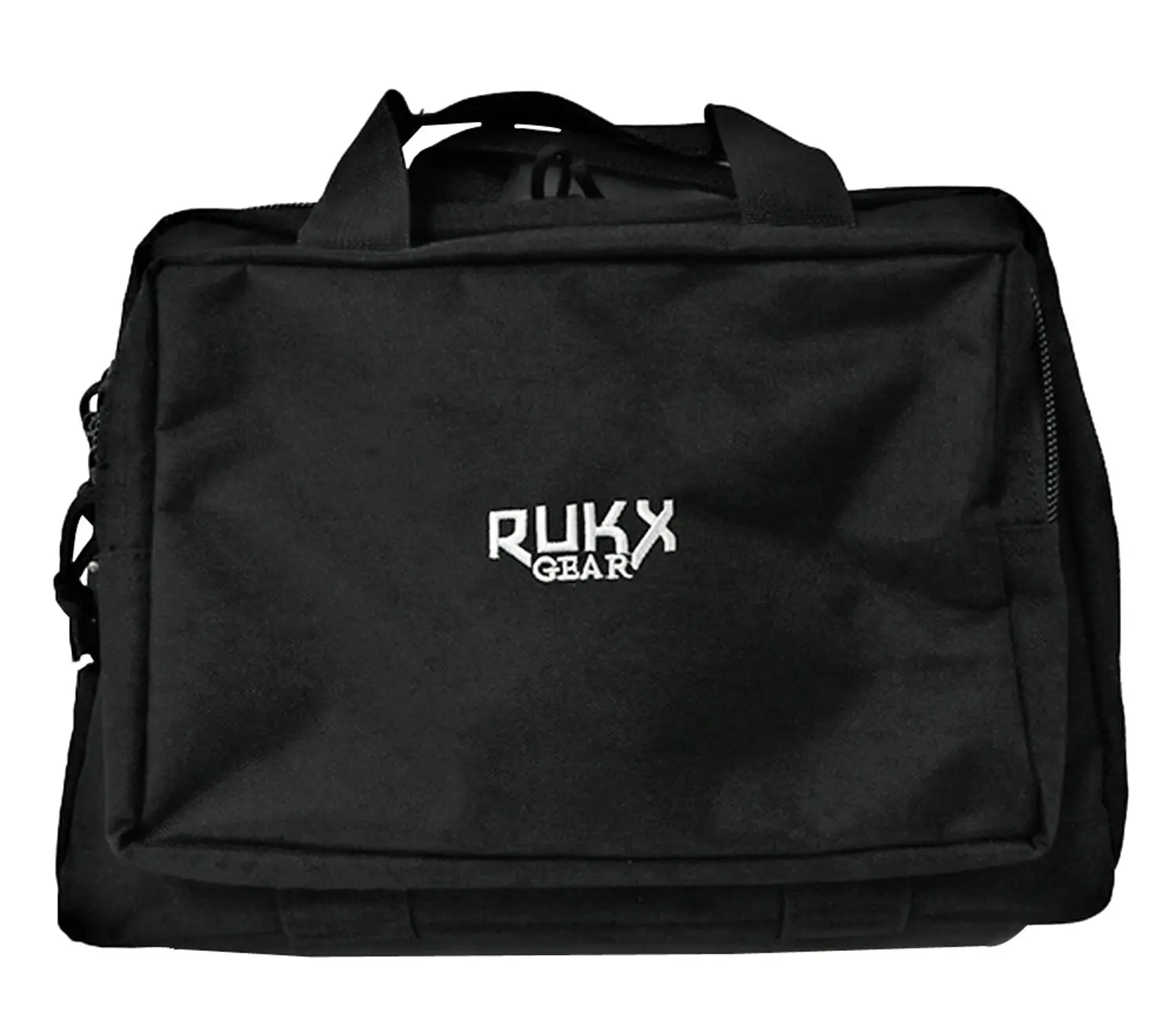 Rukx Gear ATICTDPCB Double Pistol Black 600D Polyester Holds 2 Handguns
