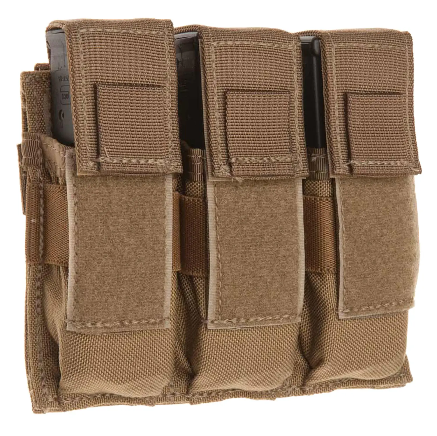 Tacshield T3603CY Universal Triple Pistol Triple Coyote 1000D Nylon