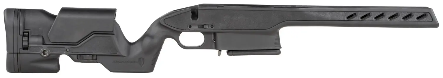 Archangel AAS111MLA Precision Elite Stock Black Synthetic Aluminum Pillar Bedded for Savage 110/111 Long Action Magnum Caliber
