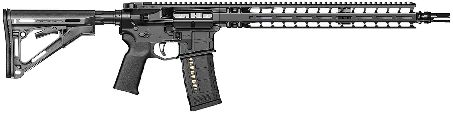 RADIAN WEAPONS R0041 Model 1 223 Wylde 16" Rifle 30+1 Radian Black Cerakote Black Magpul Collapsible Magpul