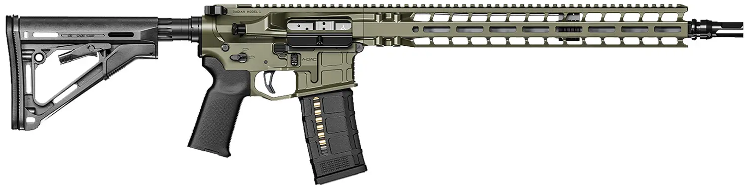 RADIAN WEAPONS R0541 Model 1 223 Wylde 16" Rifle 30+1 Radian OD Green Cerakote Black Magpul Collapsible Magpul