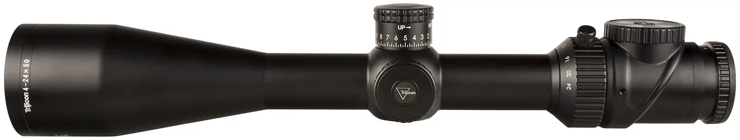 Trijicon 200162 AccuPoint Satin Black 4-24x50mm 30mm Tube Illuminated Duplex w/Green Dot Reticle Second Focal Plane