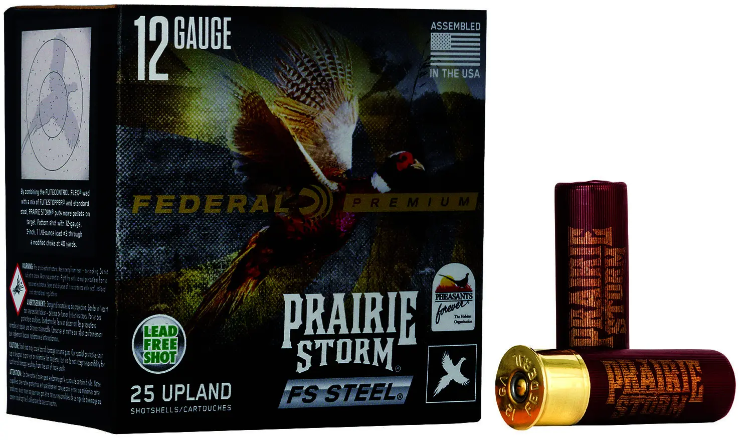 Federal PFSX207FS3 Premium Prairie Storm FS 20Gauge 3" 7/8oz 3Shot 25 Per Box/10 Case