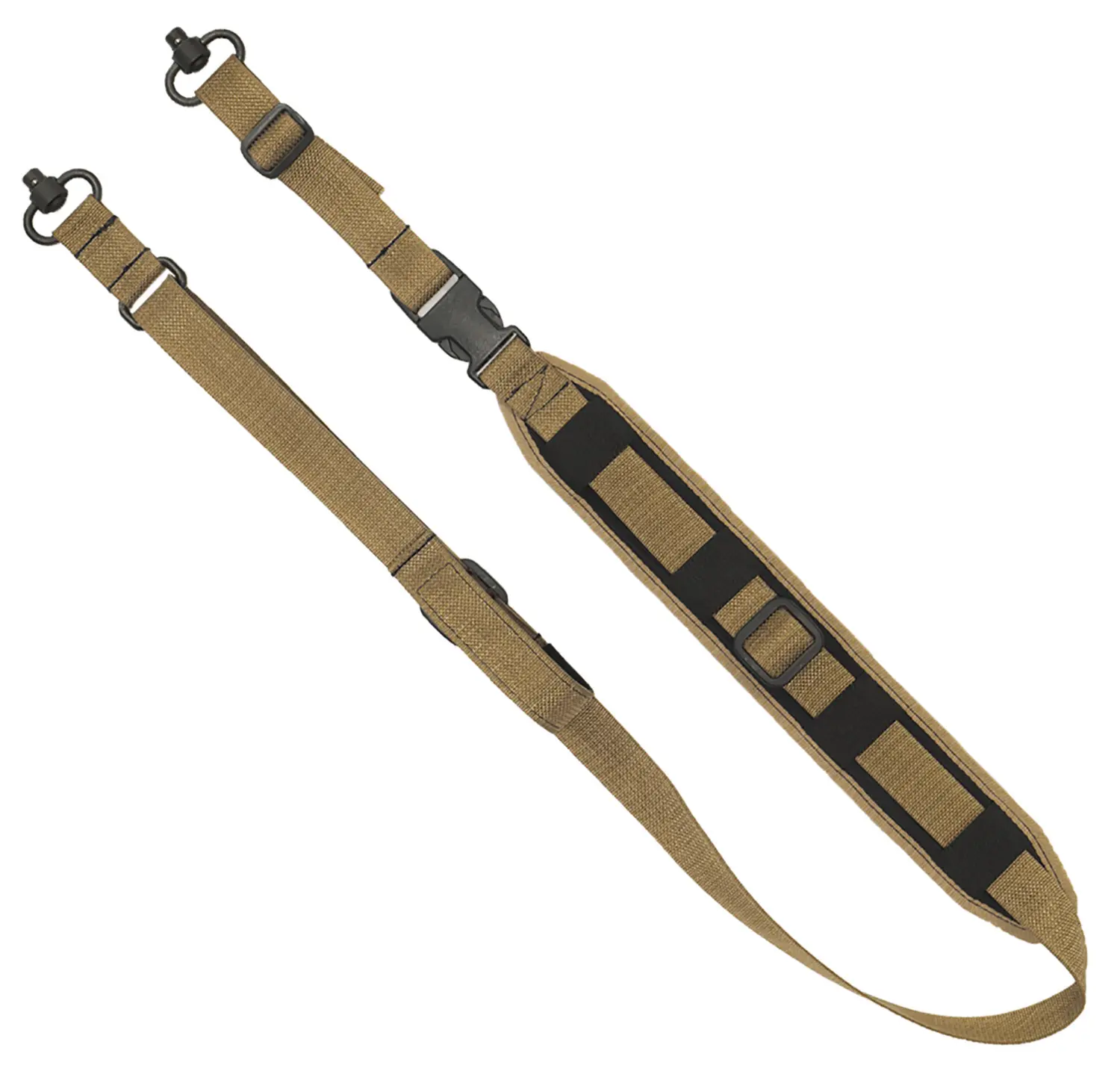 GrovTec US Inc GTSL129 QS 2-Point Sentinel Coyote Brown Adjustable Rifle/Shotgun