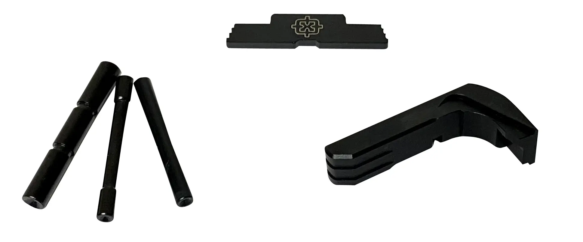 Cross Armory CRG5OKBK 3 Piece Kit Extended Compatible w/ Glock 17/19/26/34 Gen5 Black Steel/Aluminum