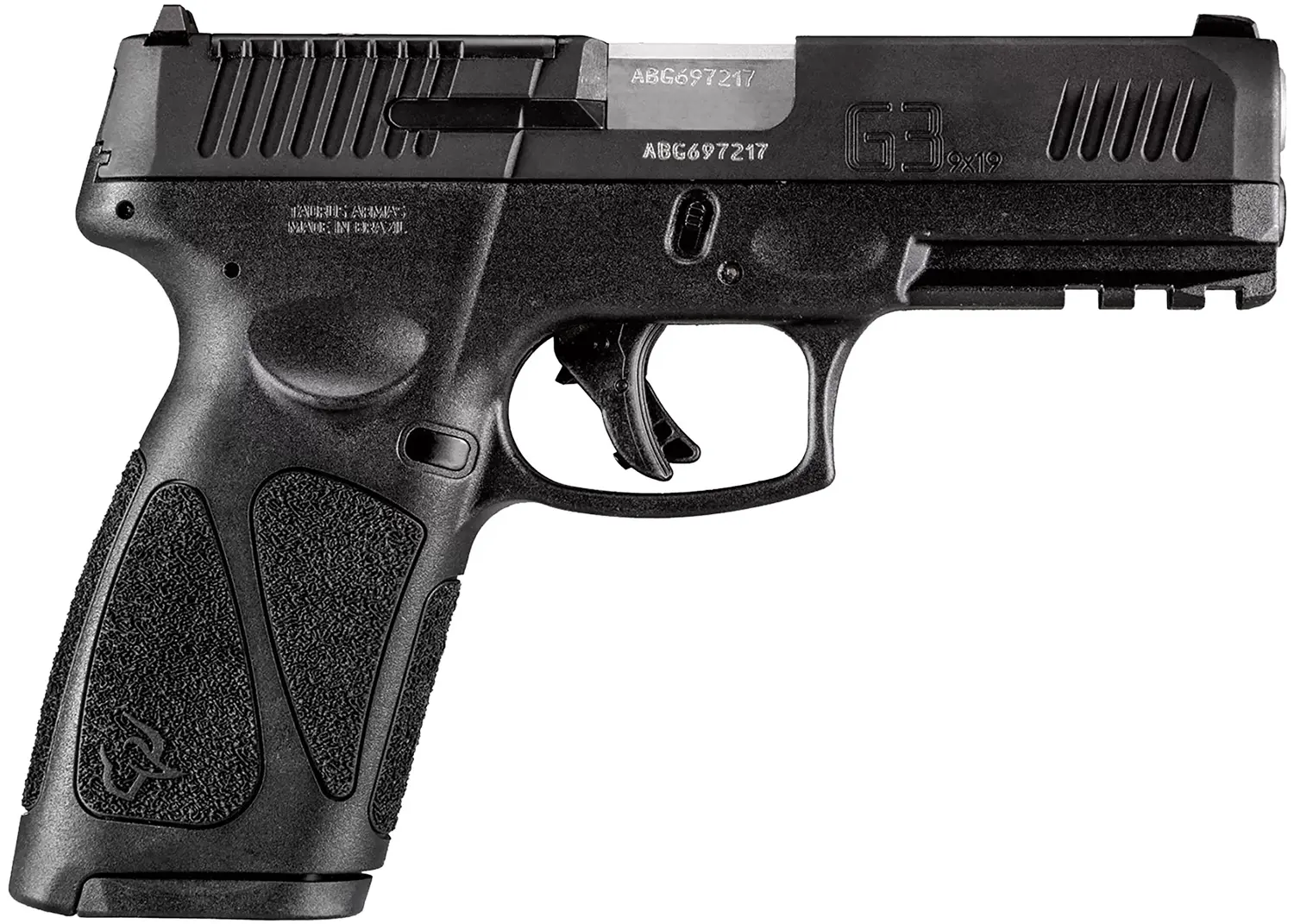 Taurus 1G3P941 G3 9mm Luger 17+1 4" Matte Stainless Steel Barrel, Polymer Frame With Picatinny Acc. Rail, T.O.R.O Optic Cut Tenifer Matte Black Steel Slide, Re-Strike Capability, Manual Safety