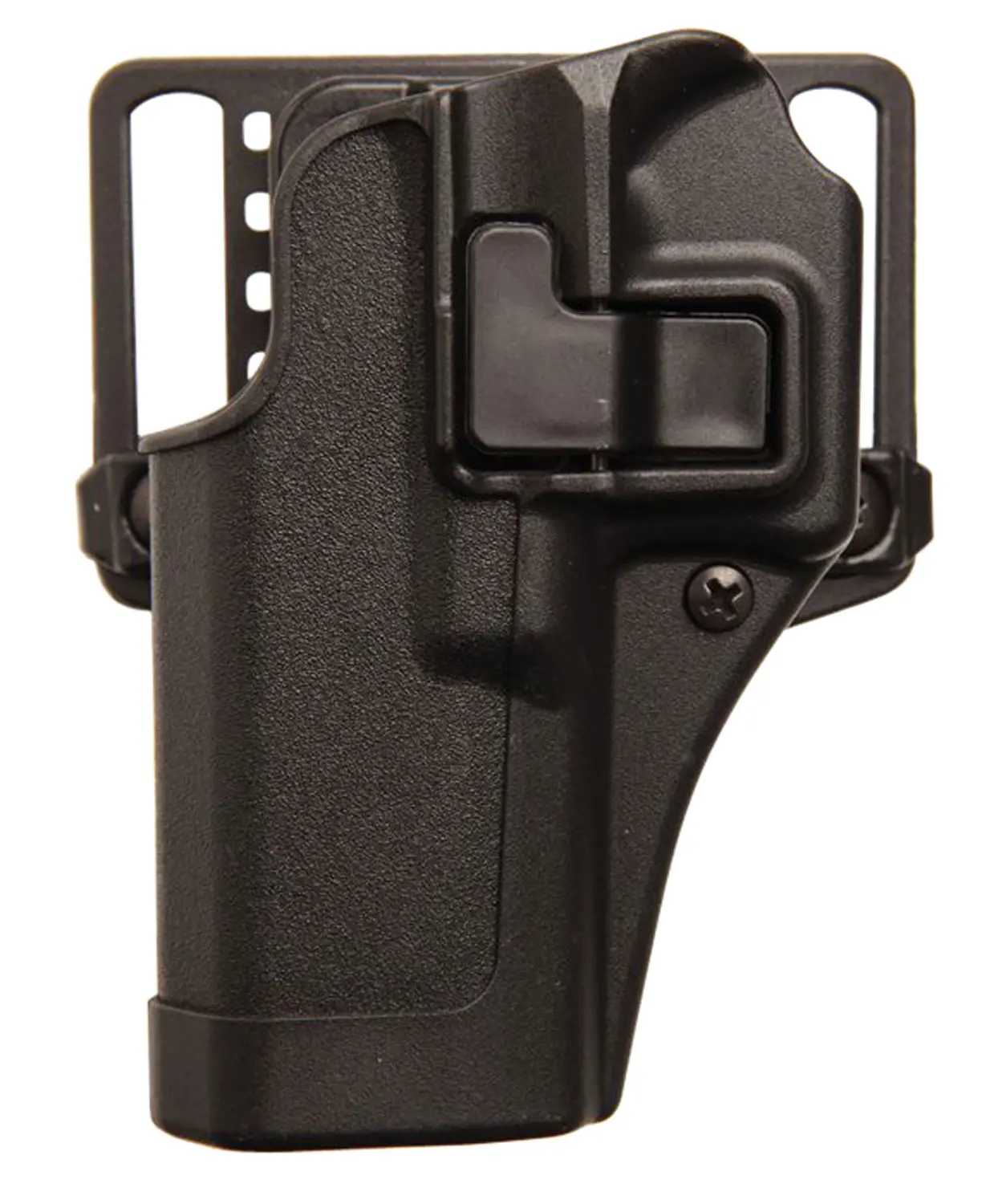Blackhawk 410568BKL Serpa CQC OWB Size 68 Matte Black Polymer Belt Loop/Paddle Compatible w/Glock 43 Left Hand