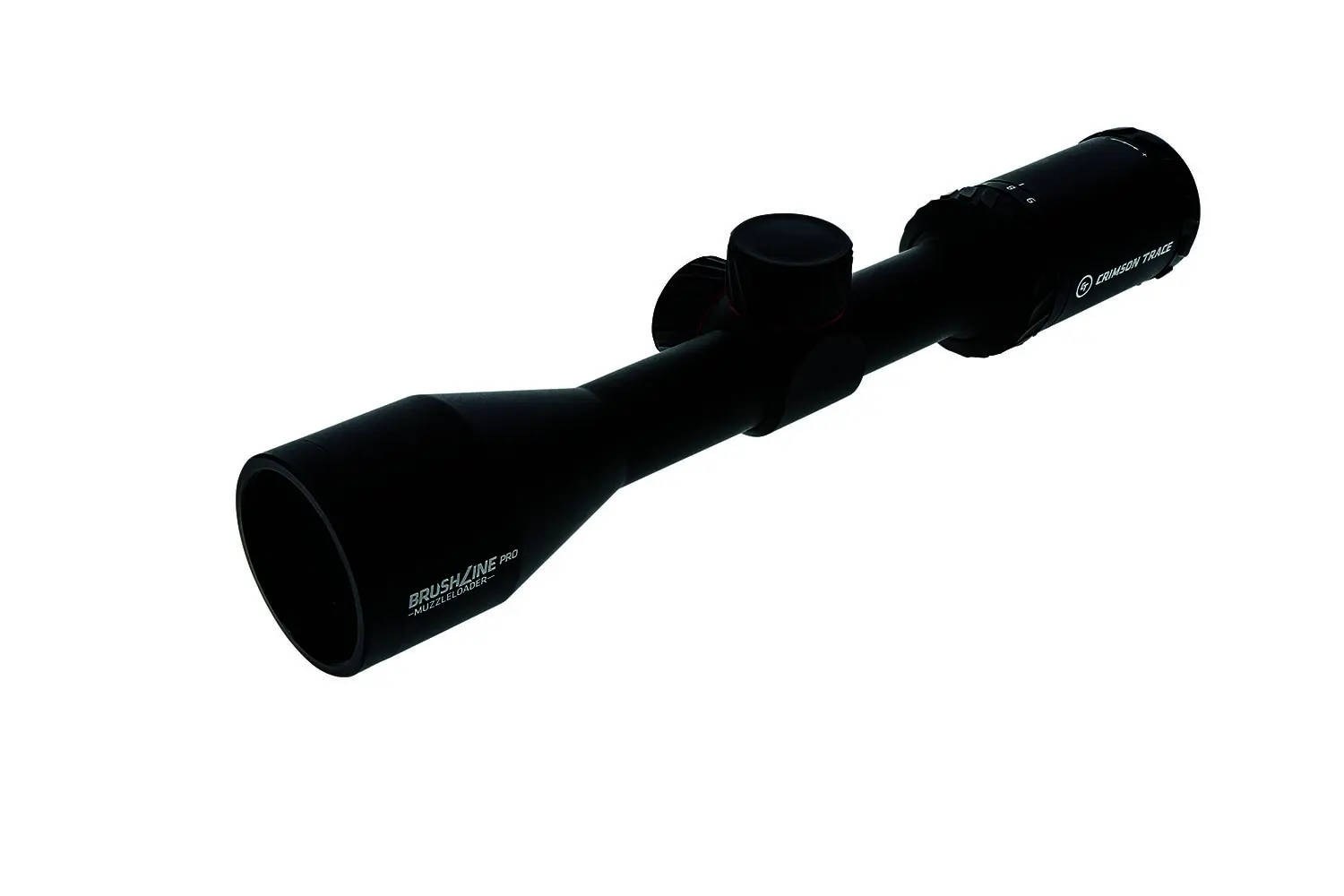 Crimson Trace 0101540 Brushline Pro Black Anodized 3-9x40mm 1" Tube BDC Muzzleloader Reticle