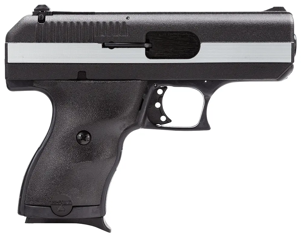 Hi-Point CF380HCT1 CF 380 ACP 8+1, 3.50" Black Steel Barrel, Black/Chrome Serrated Steel Slide, Black Polymer Frame & Grip