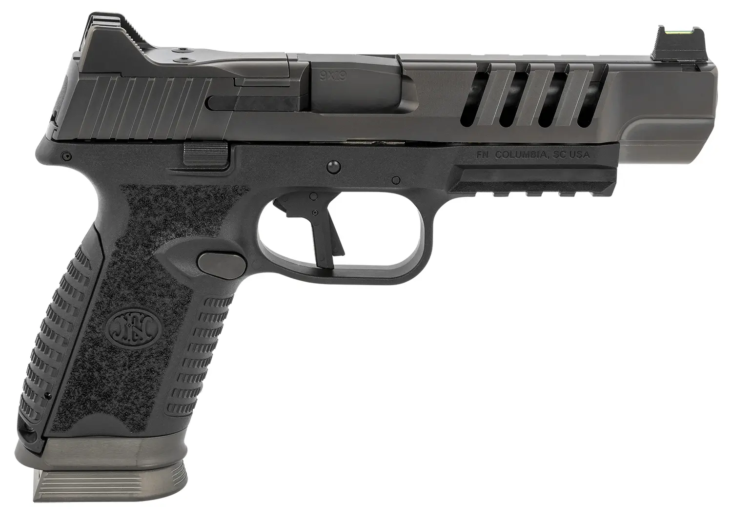 FN 66100843 509 LS Edge 9mm Luger 5" Barrel 17+1, Matte Black Polymer Frame With Mounting Rail, No Manual Safety, Optics Ready