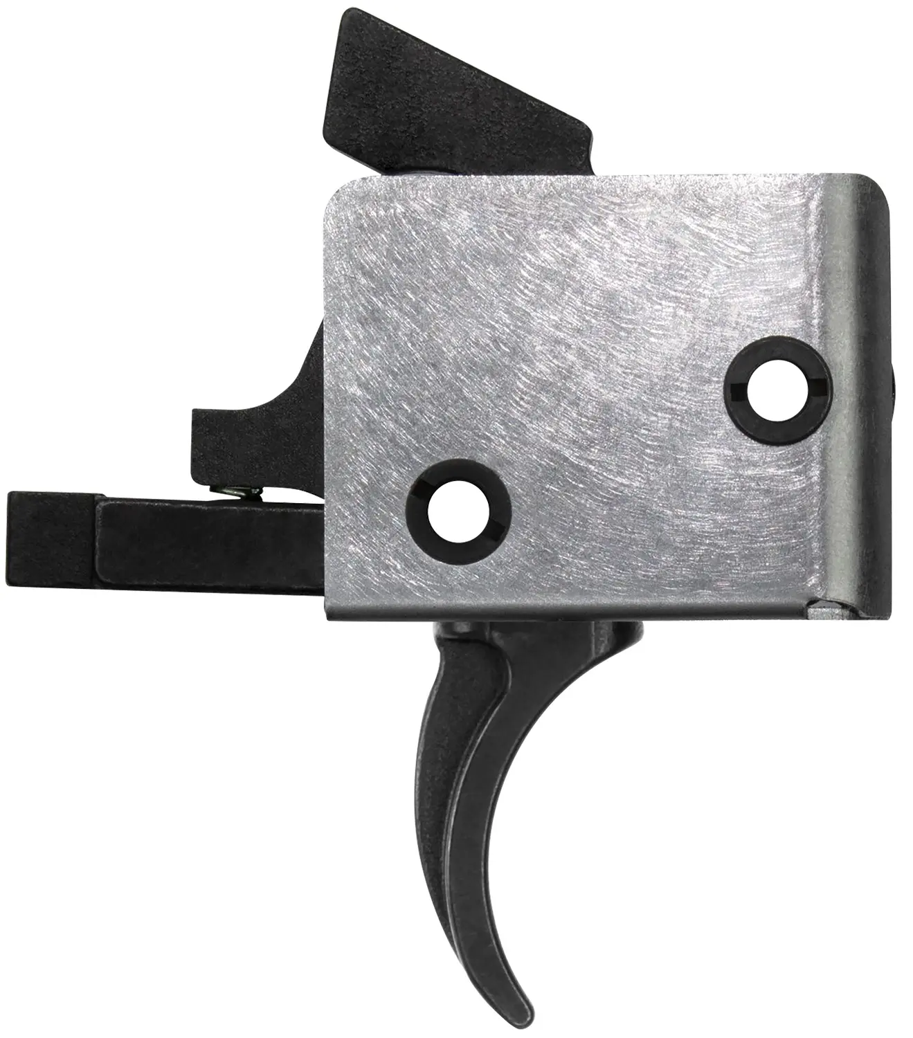 CMC Triggers 91505 Drop-In Single-Stage Curved Trigger w/ 3-3.50 lbs Draw Weight, Large Pin model with Black Finish