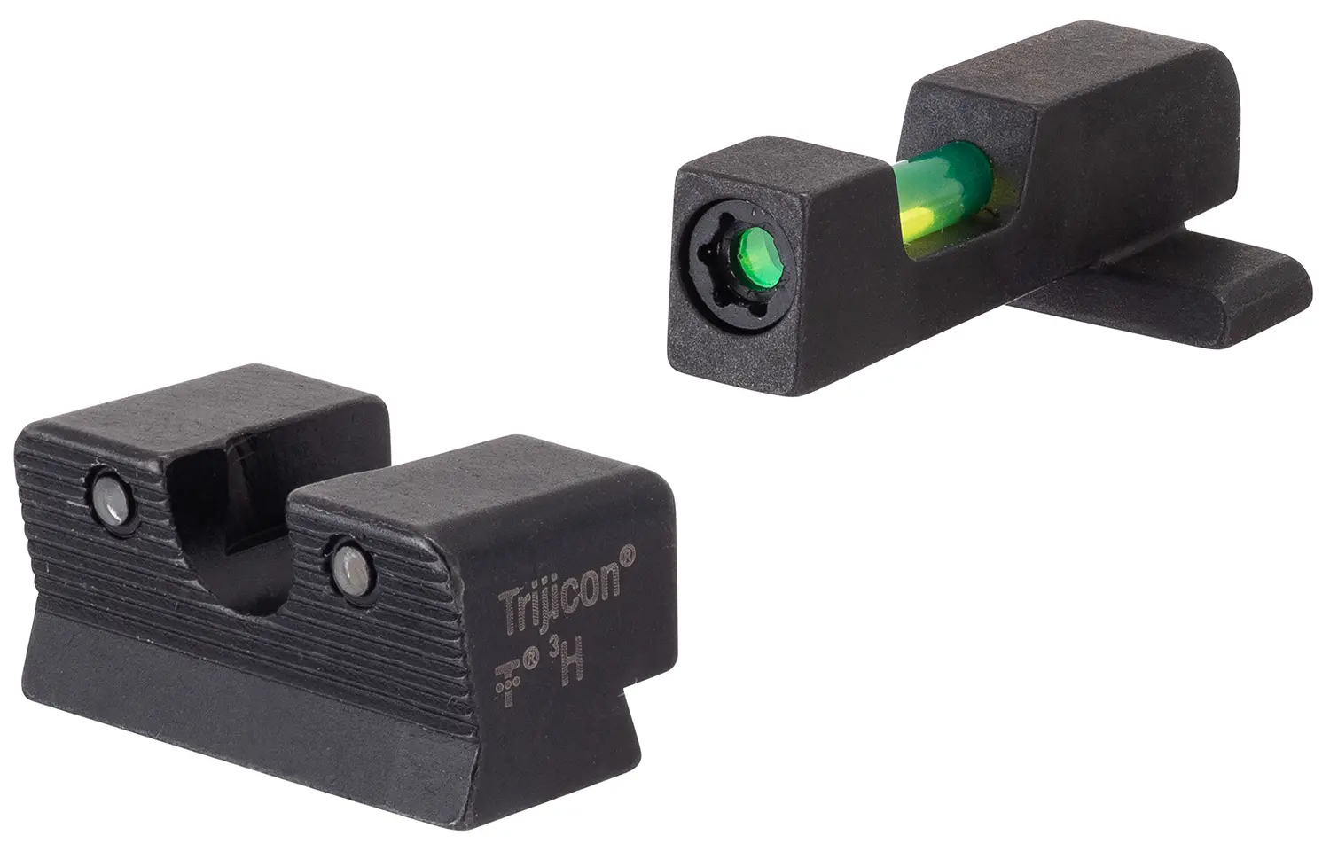 Trijicon 601116 DI Night Sight Set Green/Tritium/Fiber Optic Front Sight-Green Tritium Black Outline Rear Sight Springfield Armory XD/XD-M/XD Mod.2