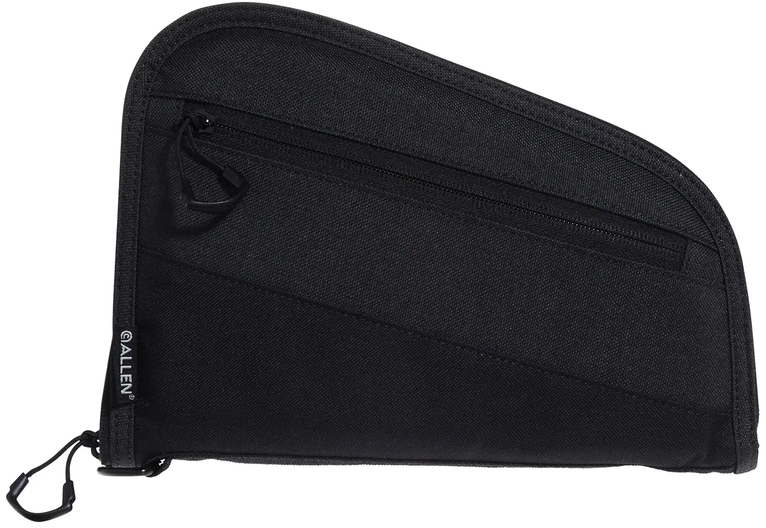 Allen 7749 Auto-Fit 2.0 Handgun Case Thick Foam Padding w/Knit Interior, Exterior Pocket & Black Finish for Compact Semi-Autos 9" L