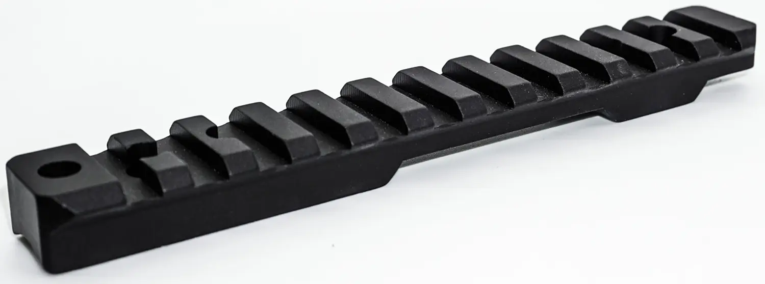 Talley P00252412 Picatinny Rail Picatinny Black Anodized Aluminum Fits Browning T-Bolt 0 MOA