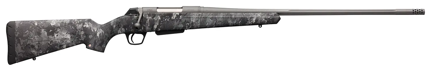 Winchester Guns 535776255 XPR Extreme Hunter 300 WSM 3+1 Cap 24" MB Tungsten Gray Cerakote Rec TrueTimber Midnight Stock Right Hand with MOA Trigger System (Full Size) No Sights
