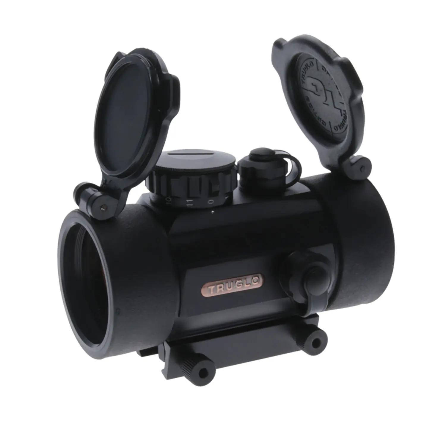 TruGlo TGTG8040B Traditional Anodized Matte Black 1x40mm 5 MOA Red Dot Reticle