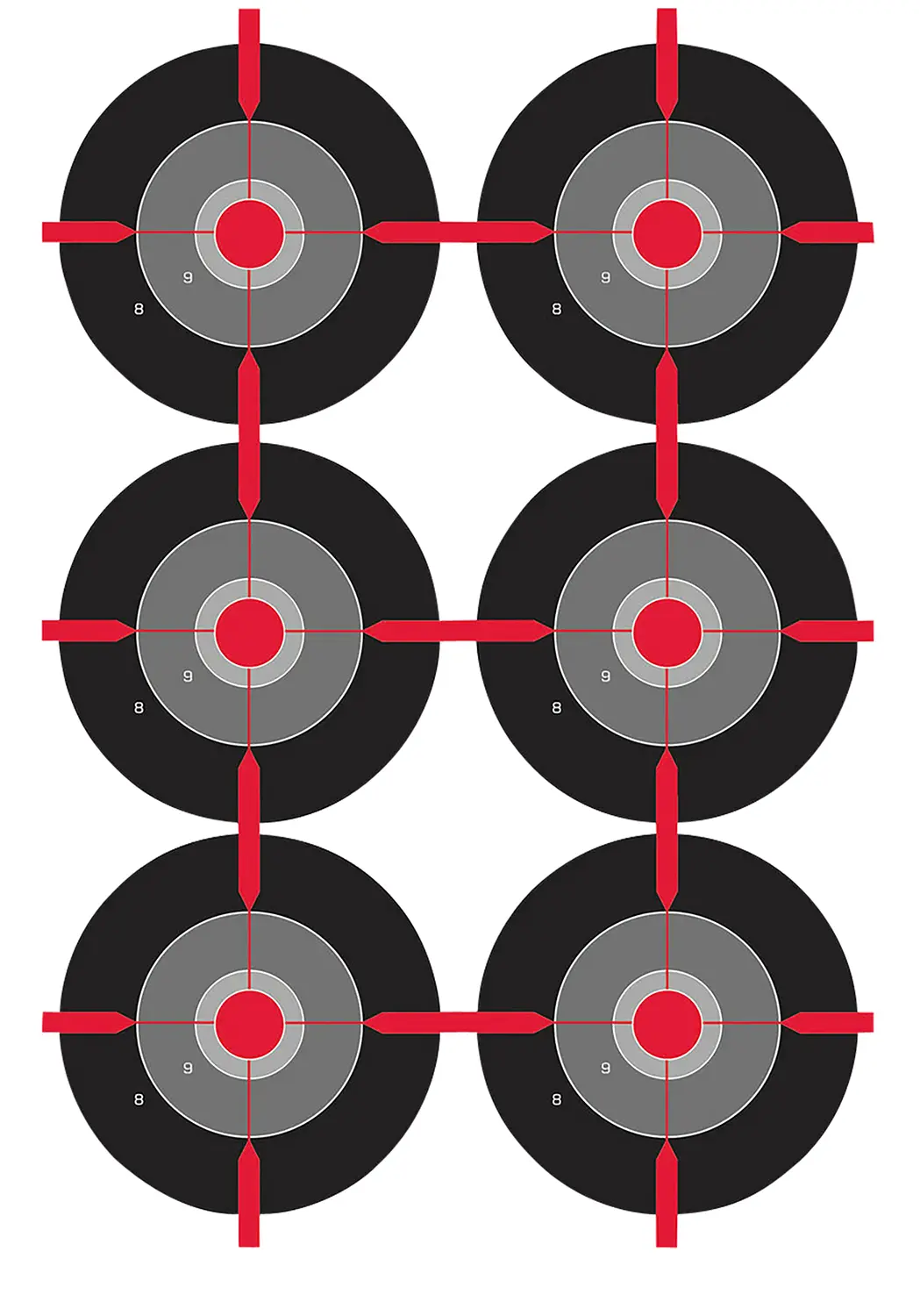 Birchwood Casey 35703 Dirty Bird Bullseye Tagboard Target 12" x 18" 100 Per Pkg