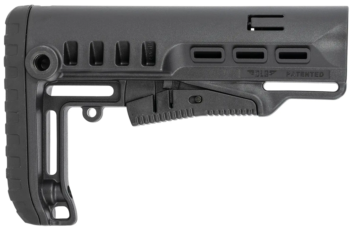 NcStar VG087 Tactical Mil-Spec Stock Black Synthetic Collapsible