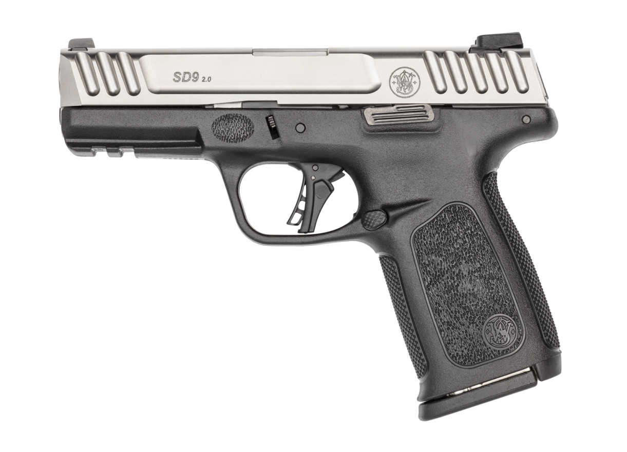 SMITH AND WESSON SD9 2.0 9MM 10+1 4" SS/BLK FS
