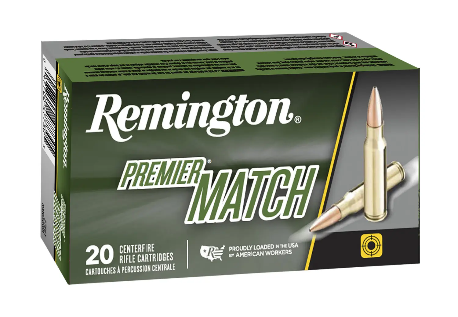 Remington Ammunition 21201 Premier Match 224Valkyrie 90gr Sierra MatchKing BTHP 20 Per Box/10 Case